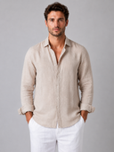 Chemise Décontractée à Manches Longues Homme